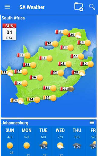 South Africa Weather screenshot 1