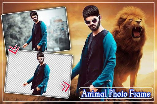 Animal Photo Frame : Photo Cut out Editor screenshot 1