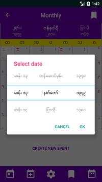 Shwe Myanmar Calendar 3 تصوير الشاشة