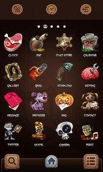 Zombie GO Launcher Theme screenshot 2