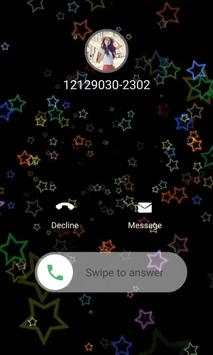 Fingerprint style call screen theme, caller ID 6 تصوير الشاشة