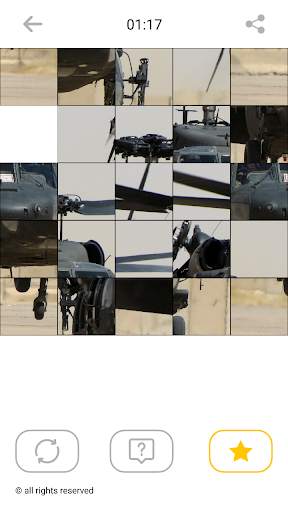 Helicopter Mosaic Puzzles screenshot 4