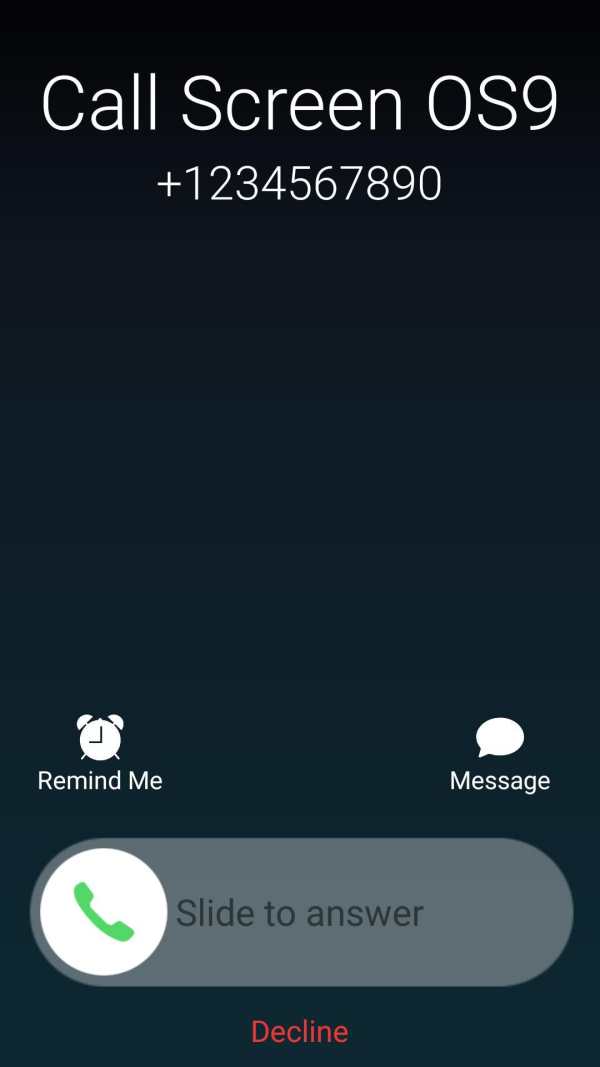 Call Screen Theme Slide скриншот 6