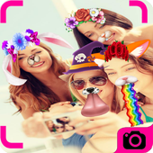 face camera beauty editor أيقونة