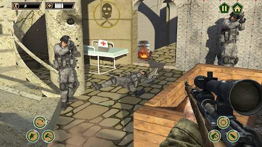 Commando Gun Fire Game screenshot 4