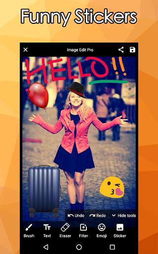 Image Edit Pro - Filters, Emojis, Stickers screenshot 8
