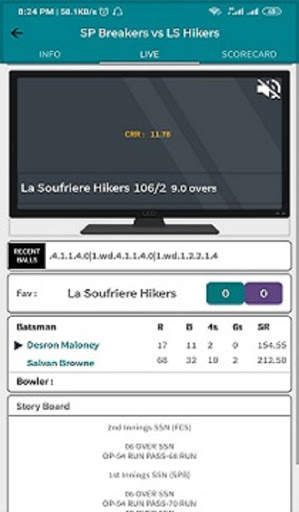Live Line & Cricket Scores- Cricket Code screenshot 3