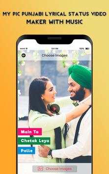 My Pic Punjabi Lyrical Status Maker with Music screenshot 3