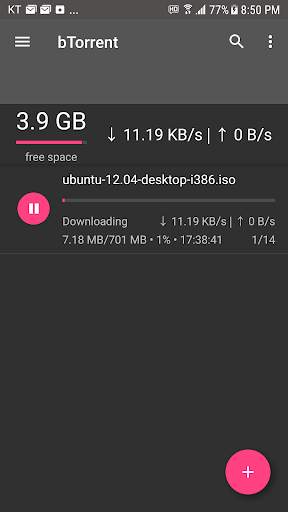 bTorrent screenshot 1