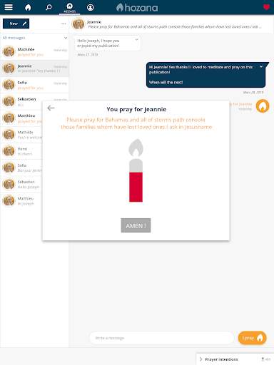 Hozana – Christian prayer screenshot 10