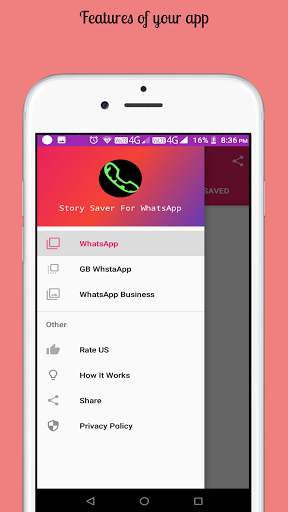Status saver for whatsapp , gb whtsapp स्क्रीनशॉट 5