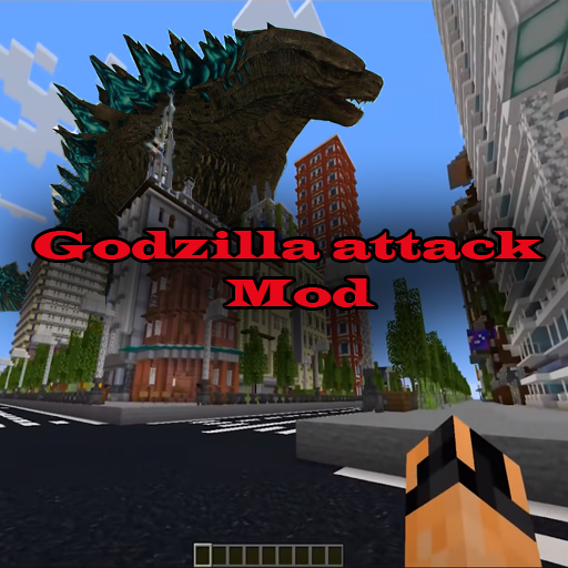 Godzilla attack Mod for Minecraft PE icon