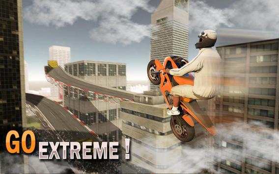 City bike stunt impossible motocross racing game screenshot 2