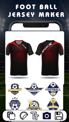 Football Jersey Maker : Football T-Shirt Design screenshot 6
