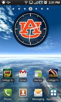 Auburn Tigers Live Clock screenshot 4