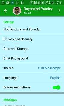 Halt Messenger: Fastest Calling and Messaging App screenshot 1