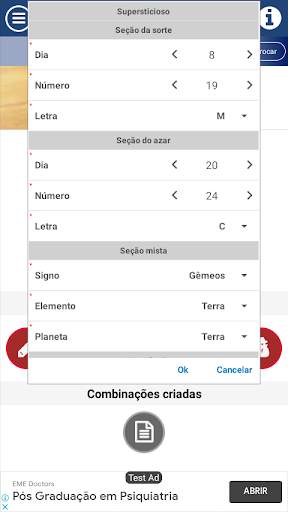 Números com Sorte: combinações para loteria screenshot 5