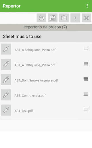 Repertor. Organize sheet music. screenshot 3