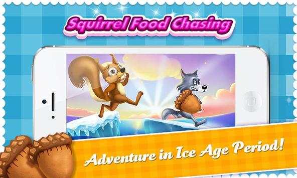 Squirrel Run Ice Age Food Dash screenshot 1