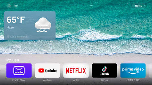 Emotn UI - Android TV launcher screenshot 1