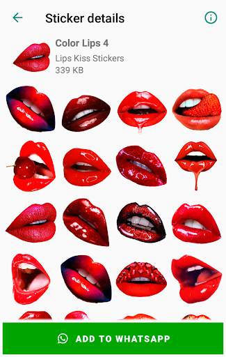 Lips Kiss Stickers for WhatsApp 💋 WAStickerApps screenshot 6