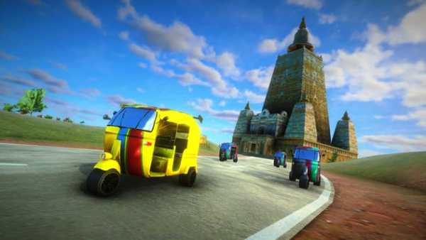 Rickshaw Tuk Tuk Car Multiplayer Racing Game screenshot 4