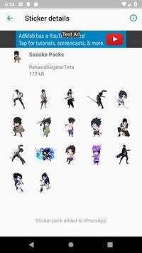 Sasuke and Sakura Family Sticker for WA screenshot 3