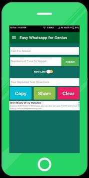 Easy Whatsapp for Genius screenshot 4