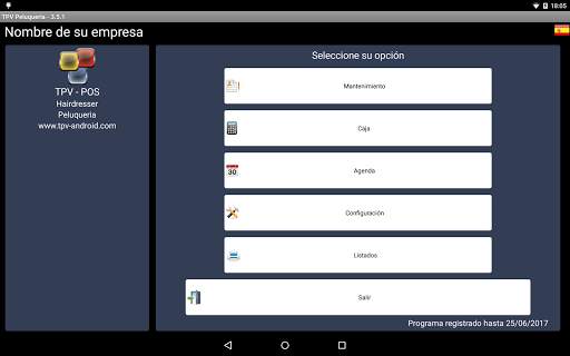 TPV-POS Hairdresser Peluqueria screenshot 1