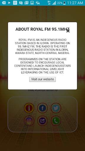 Royal FM 95.1 Radio App 3 تصوير الشاشة