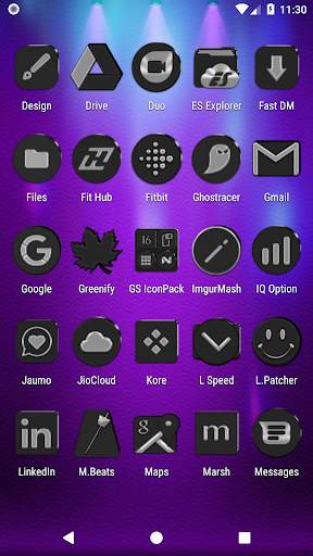 Grayscale Icon Pack screenshot 4