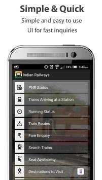 Indian Railways screenshot 1