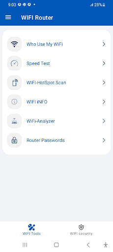 WIFI Router Password, Scanner screenshot 1