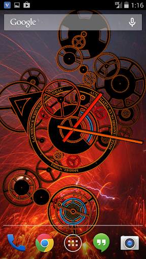 Hypno Clock Live Wallpaper screenshot 2