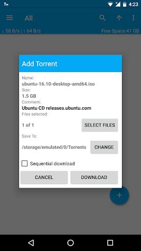 TorrentWiz -Torrent Downloader screenshot 1
