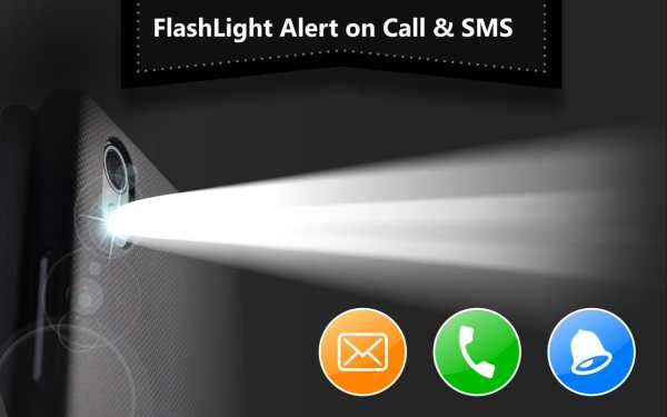Flash alerts On Call SMS: Color Flashlight & Alarm screenshot 2