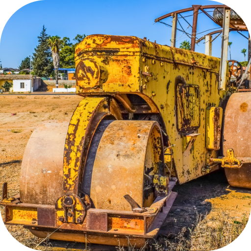 Road Roller. Vehicle Wallpaper أيقونة