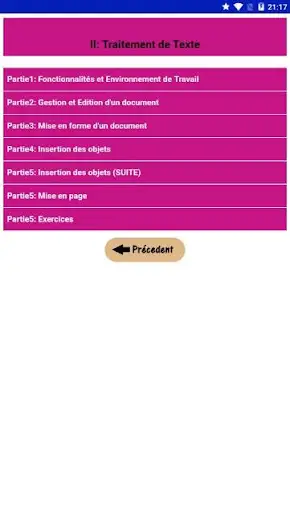 TC-INFOS (دروس المعلوميات) screenshot 3