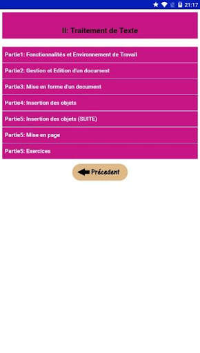 TC-INFOS (دروس المعلوميات) screenshot 3
