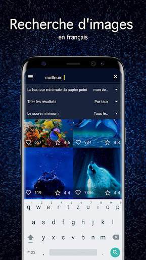 Bleu Fonds d'écran 4K screenshot 2