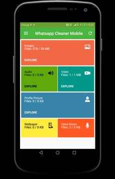 Cleaner whatsapp Mobile screenshot 1