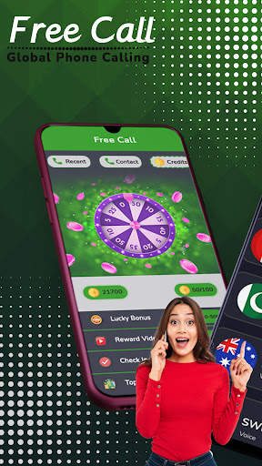 XCall - Global Free Call App screenshot 1