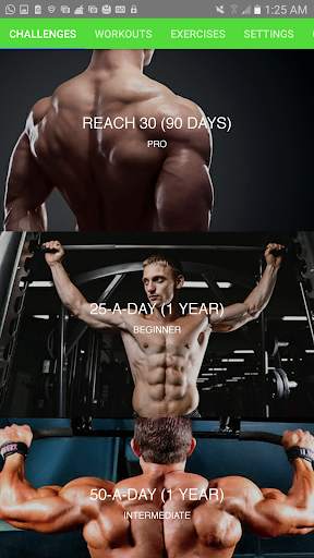 3D Pull Ups Home Workout screenshot 1