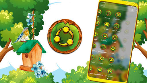 Little Bird Home Launcher Theme screenshot 3