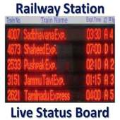 Railway Station Live Board icon