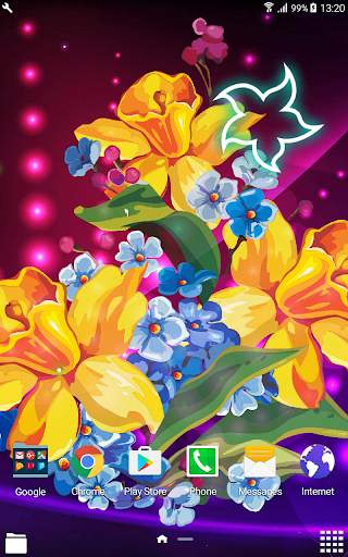 Abstract Flower Live Wallpaper screenshot 6