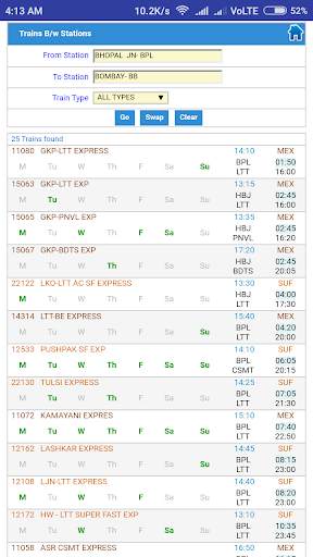 Live Train Status (2 Mb) screenshot 6