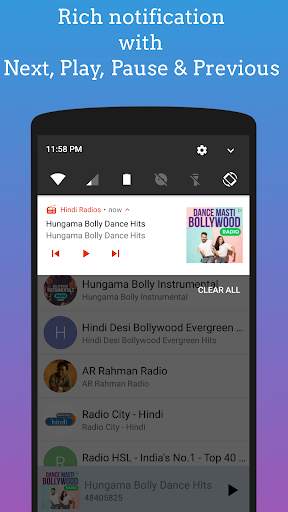 Hindi FM Radio -Listen to Online Hindi FM stations screenshot 4