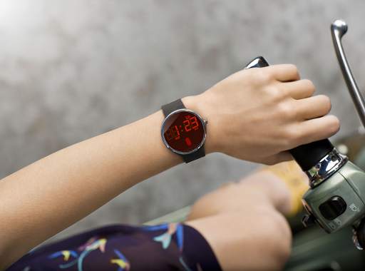 RedLed Digital Watch Face screenshot 1