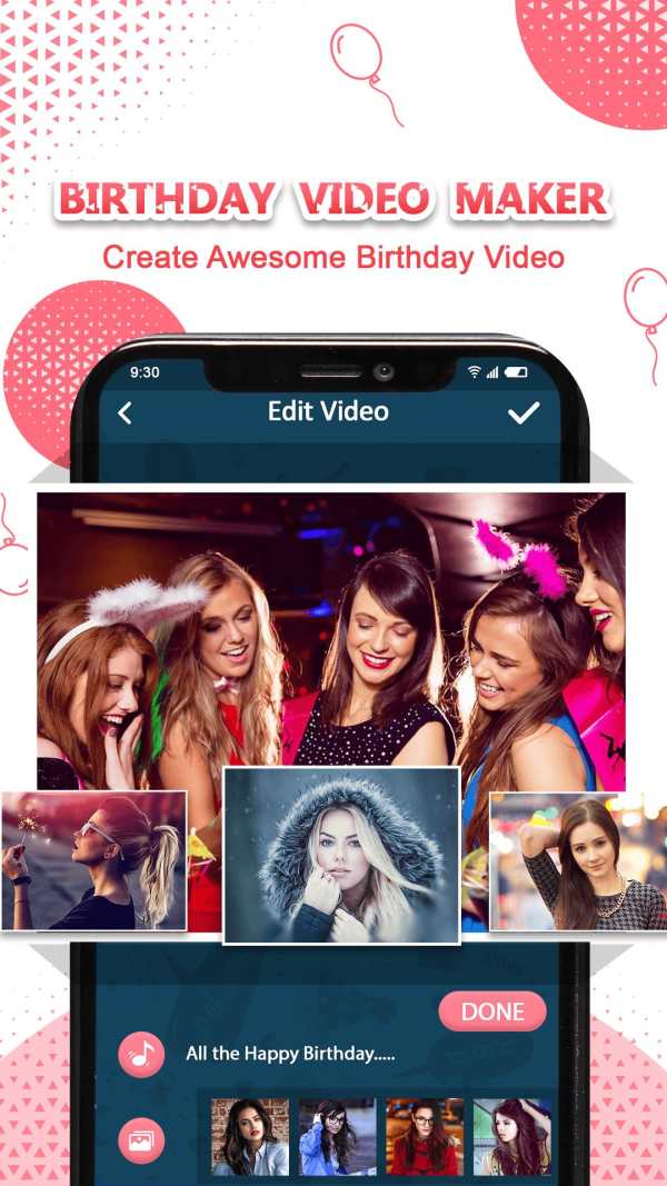 Birthday Video Maker with Song and Name screenshot 1